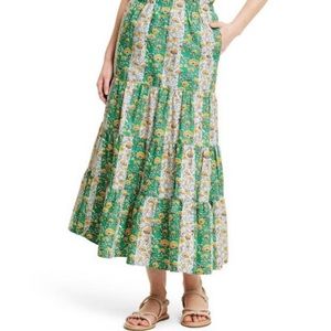 RHODE  x Target floral skirt